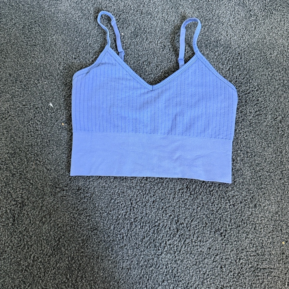 Fabletics Blue Crop Top